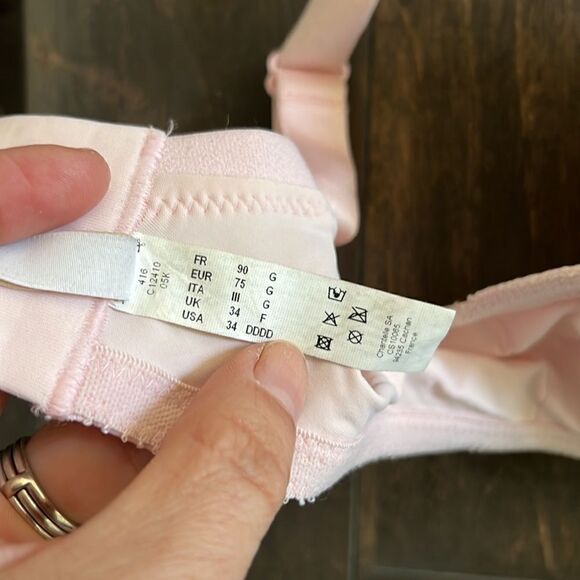 Chantelle Full Coverage Smooth Bra Sz-34DDDD - Picture 6 of 7